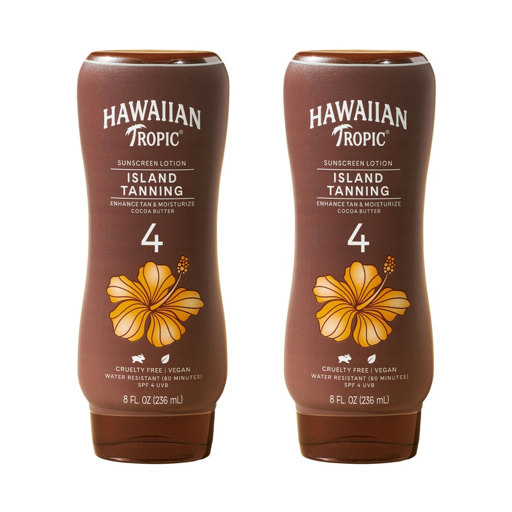 Island Tanning Lotion SPF 4 Oxybenzone-Free for Outdoor Sun Protection