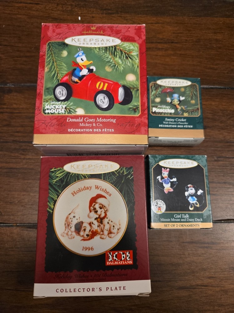 Hallmark Christmas Ornament Lot Disney