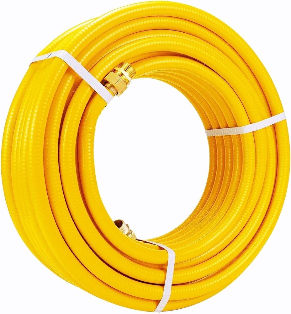 70 ft 3/4'' Gas Line CSST Flexible Stainless Steel Tubing Pipe Anti-Cracking USA