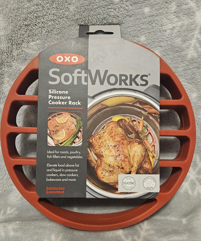 OXO Softworks Silicone Pressure Cooker or Pot Rack – Heat-Resistant Non-Slip Holder