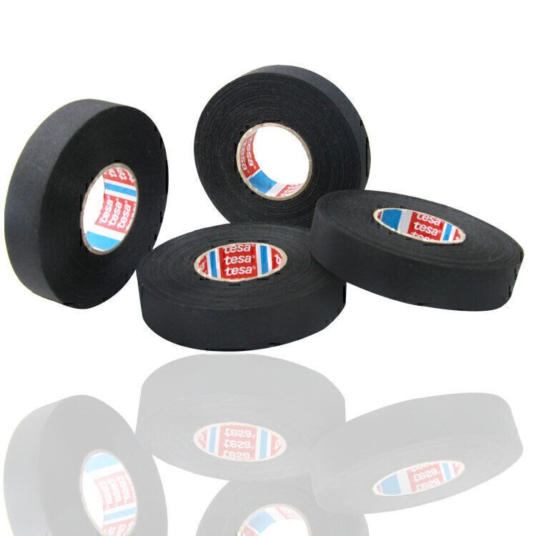 4pcs 19mm x 15M Adhesive Cloth Fabric Tape for Car Wiring Harness