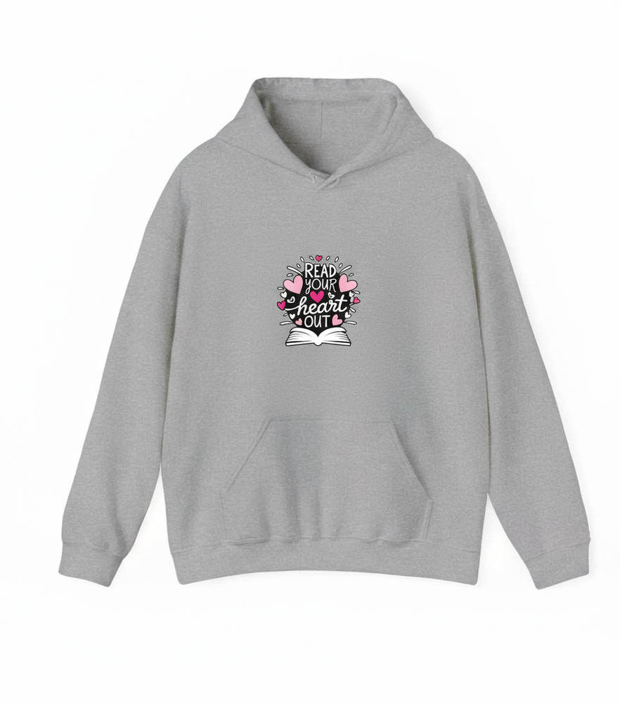 Read Your Heart Out Valentine's Day Teacher Design Unisex Hooded Sweatshirt