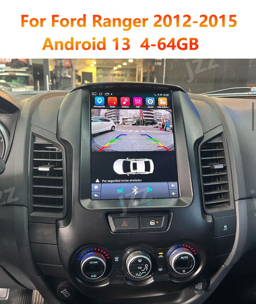 9.7''Car radio Wireless Carplay Android auto 4-64GB  For Ford Ranger 2012-15