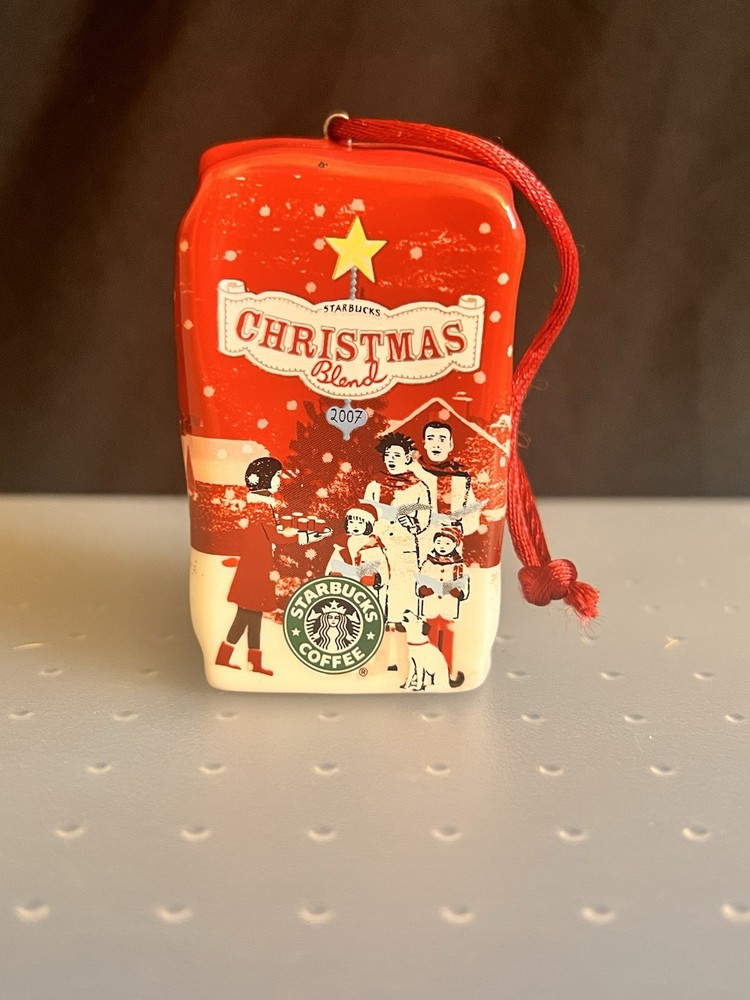 Starbucks Christmas Blend 2007 Coffee Beans in Holiday Ornament Bag