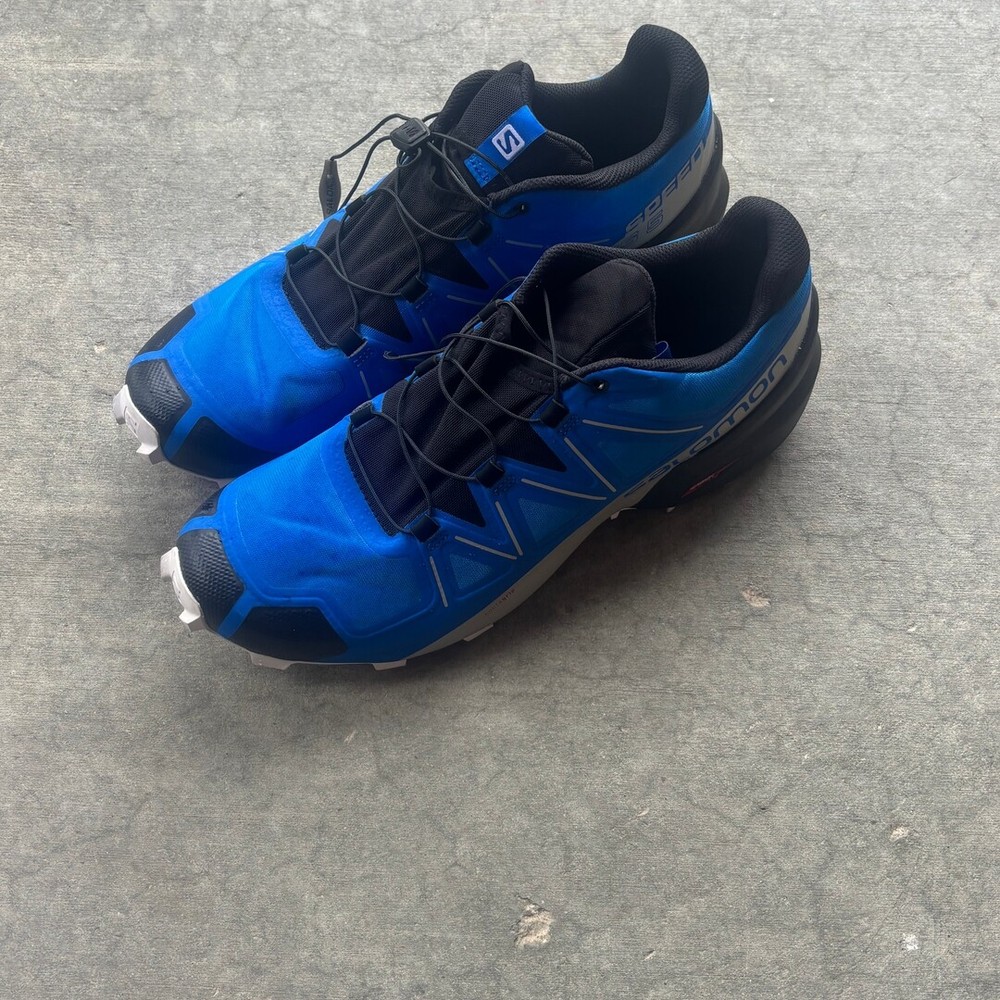 Salomon Speedcross 5 Trail Running Shoes - Blue/Black
