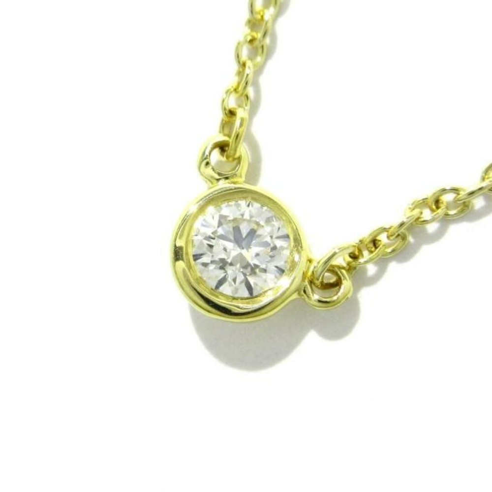 Tiffany & Co K18YG Diamond By the Yard Necklace Excellent Condition