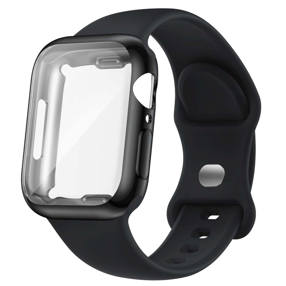 Sport Band Compatible for Apple Watch Band 40mm 41mm 44mm 45mm with Screen Prote