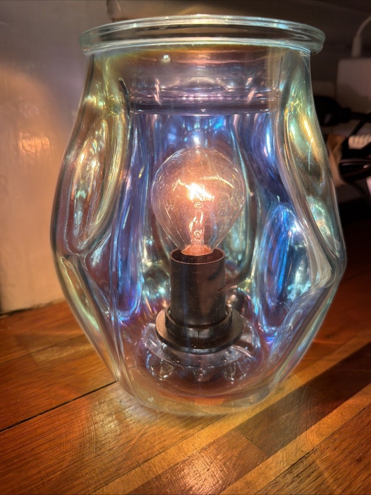Scentsy Bubbled Iridescent Full Size Warmer - Retired -  USED