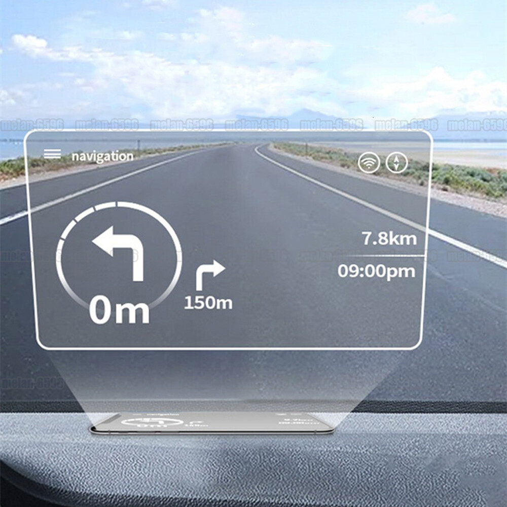Universal Car HUD Head Up Display Reflective Film Sticker Car Accessories 12*9cm