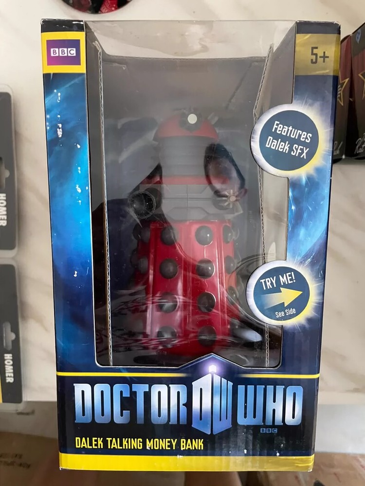BBC Doctor Who Dalek Talking Money Bank Collection Vintage Toy Model Decoration