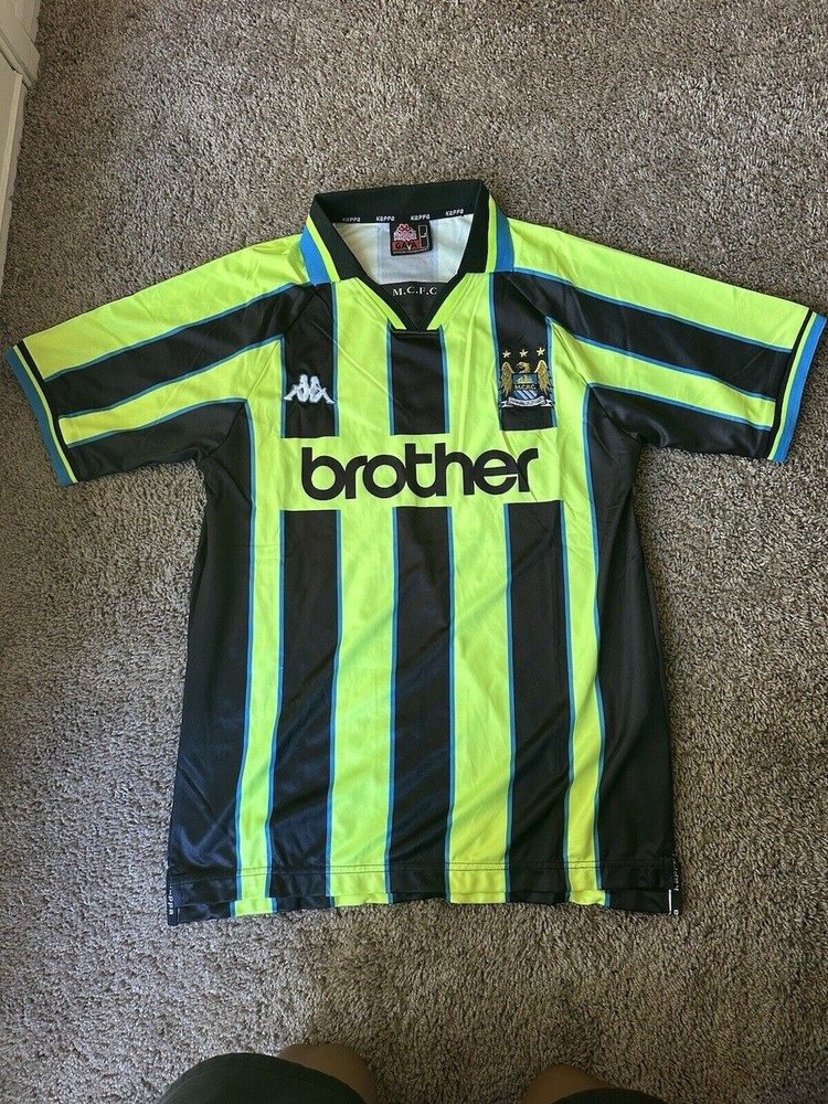 kappa RETRO STYLE Manchester City 98/99 Away Men’s Jersey - Size L