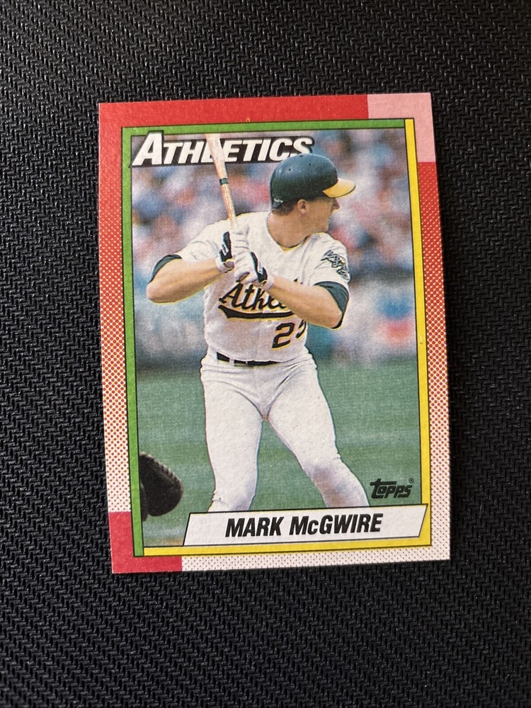 1990 Topps - #690 Mark McGwire Ghost Error