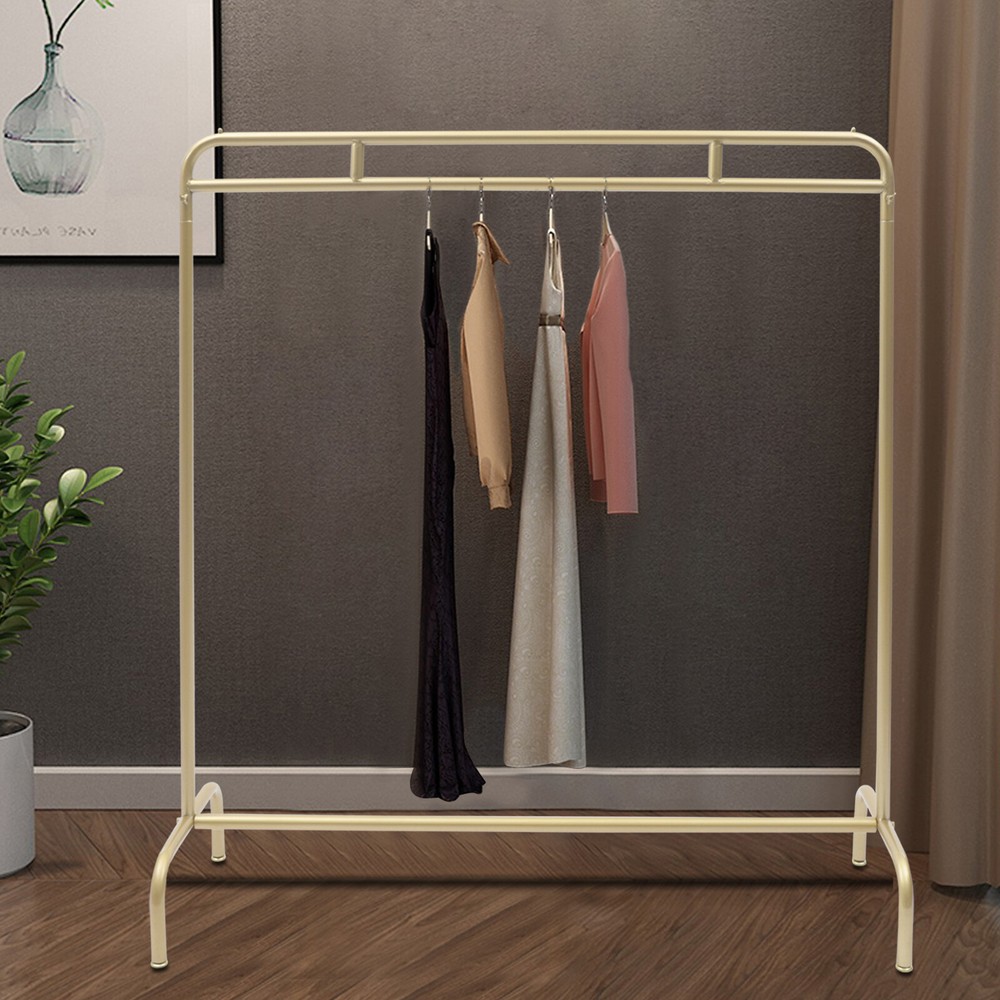 135cm Freestanding Metal Garment Rack for Clothes Hanging Storage