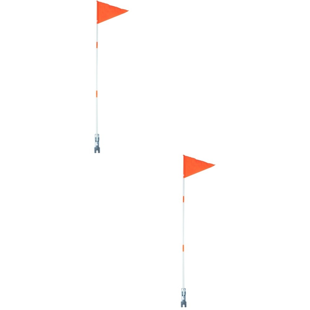 2 Sets Bike Flagpole Accessories for Kids Bicycle Safety and Visibility