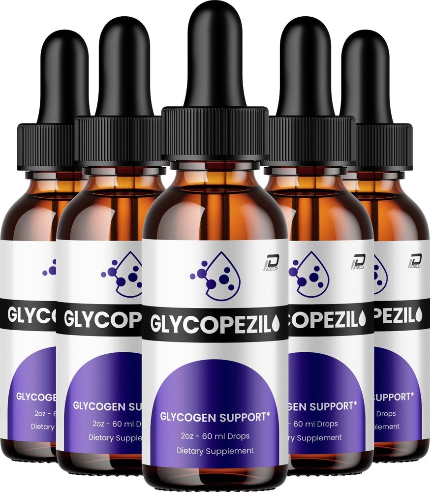(5 Pack) Glycopezil Liquid Drops – Glycopezil Drops Extra Strength Natural Blend