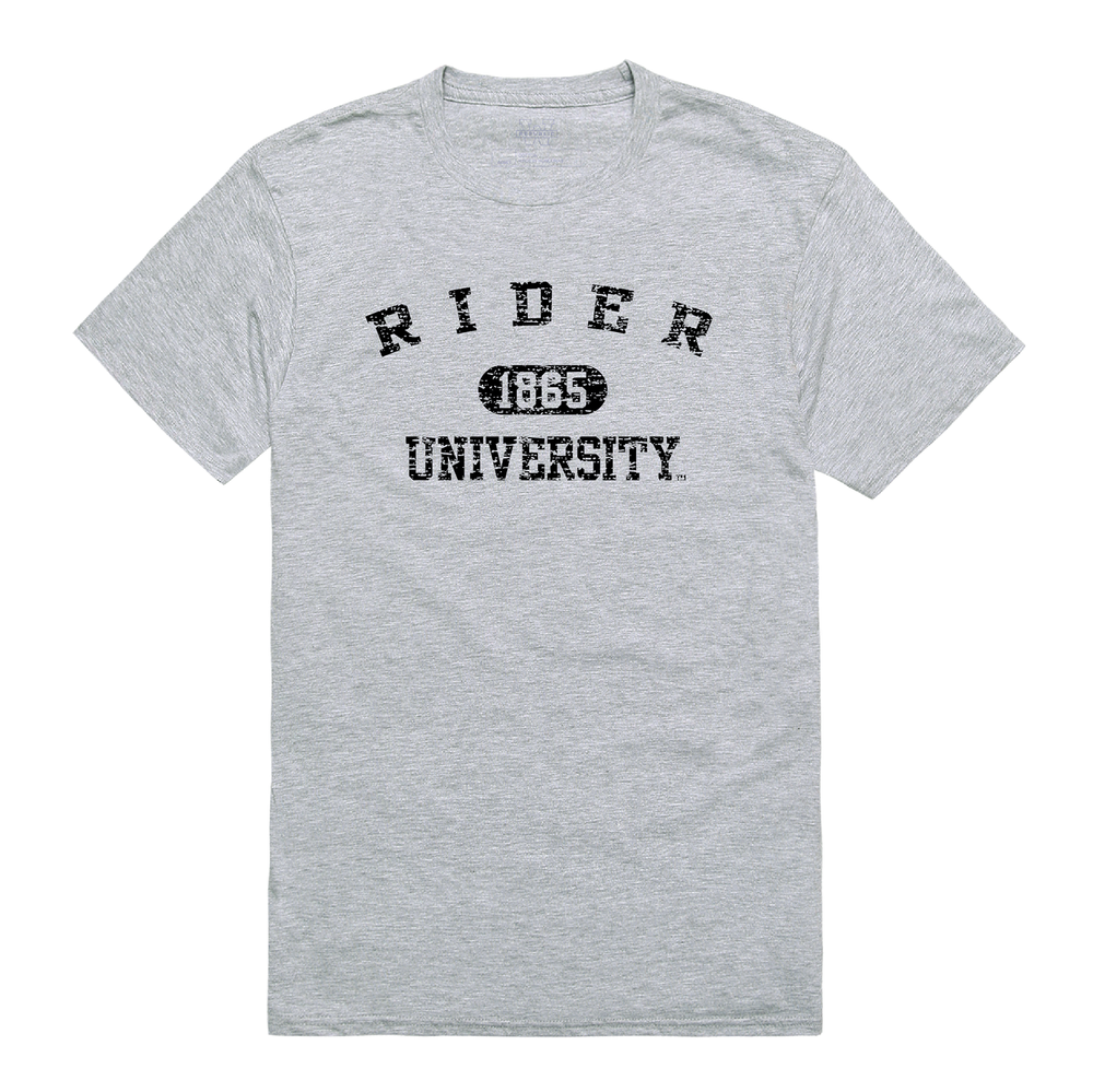 Rider University Broncos NCAA Distressed Arch Vintage College Tee