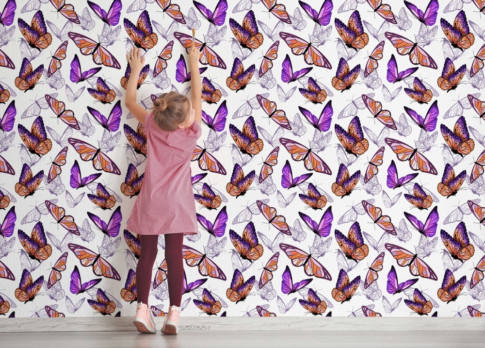 3D Insect Butterfly Pattern Wall Murals Wallpaper Murals Wall Sticker