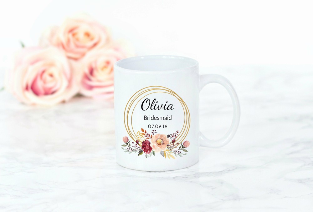 Personalized Bridesmaid Mug Bride Tribe Mug Customized Bride Squad Mug