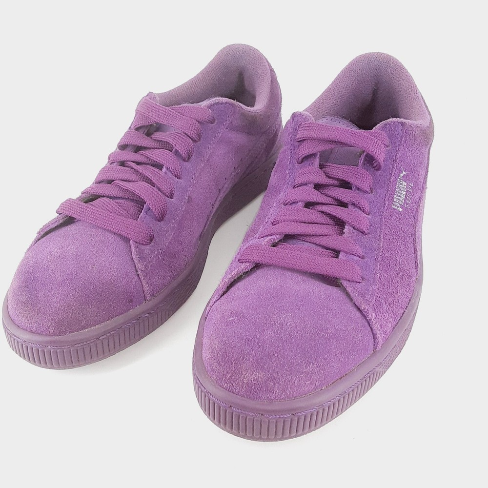 PUMA Suede JR Classic Sneaker Imperial Purple Shoes 35511070 Size 5.5 C