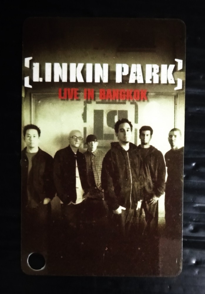 LINKIN PARK Vintage 2004 THAILAND Concert Ticket Card MEGA RARE!!!