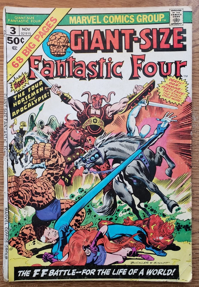 Fantastic Four GIANT-SIZED #3 VG 4.0 published in 1974