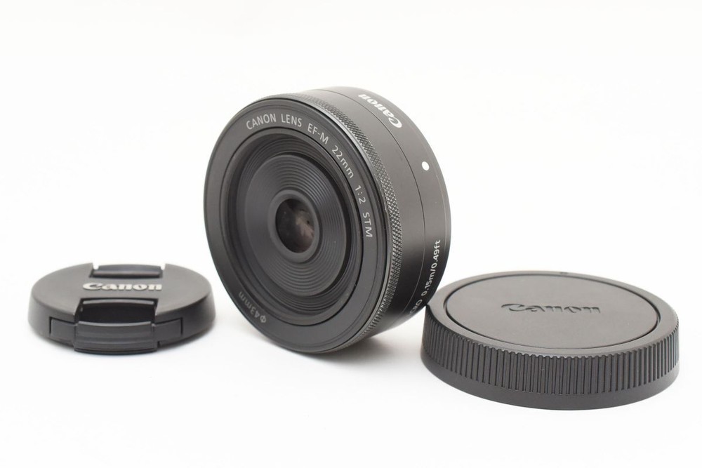 Canon EF-M 22mm f2 STM Digital Camera wide angle Lens Black Confirmed Operation