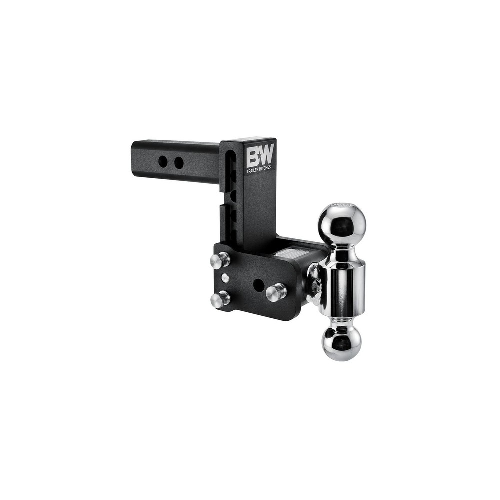 B&W Trailer Hitches Tow & Stow Adjustable Trailer Hitch Ball Mount - Fits 2