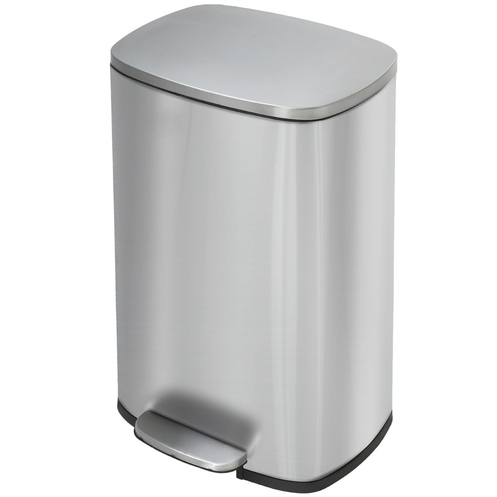 13 Gallon (50L) in Home Recycling Bin Kitchen Stainless Steel Recycling Bin w...