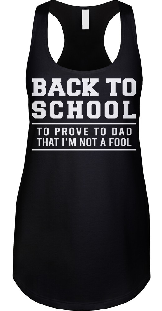 Back To School Adam Sandler Funny Comedy Fan Movie Quotes  Racerback Tank-image