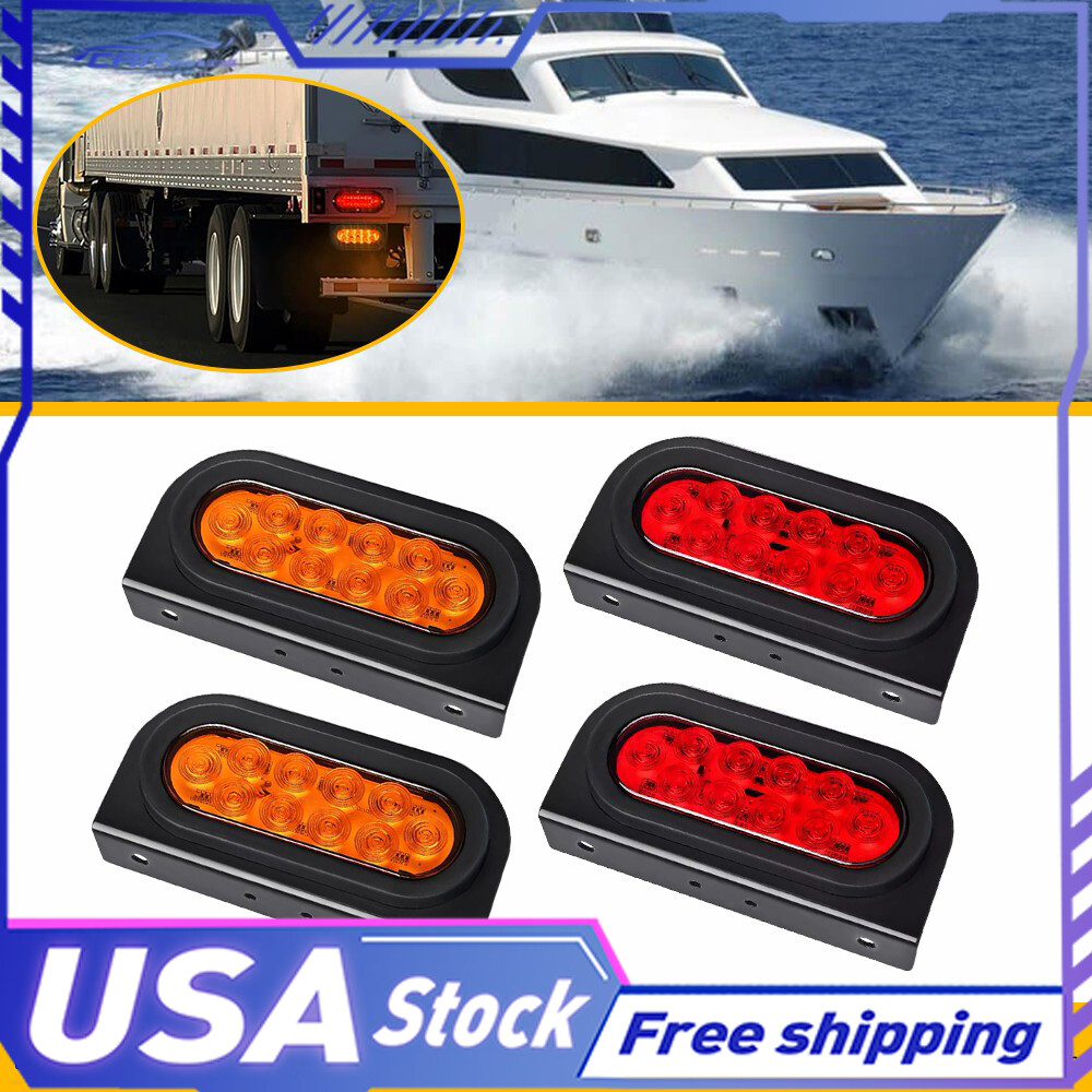 10-LED Amber Red 6