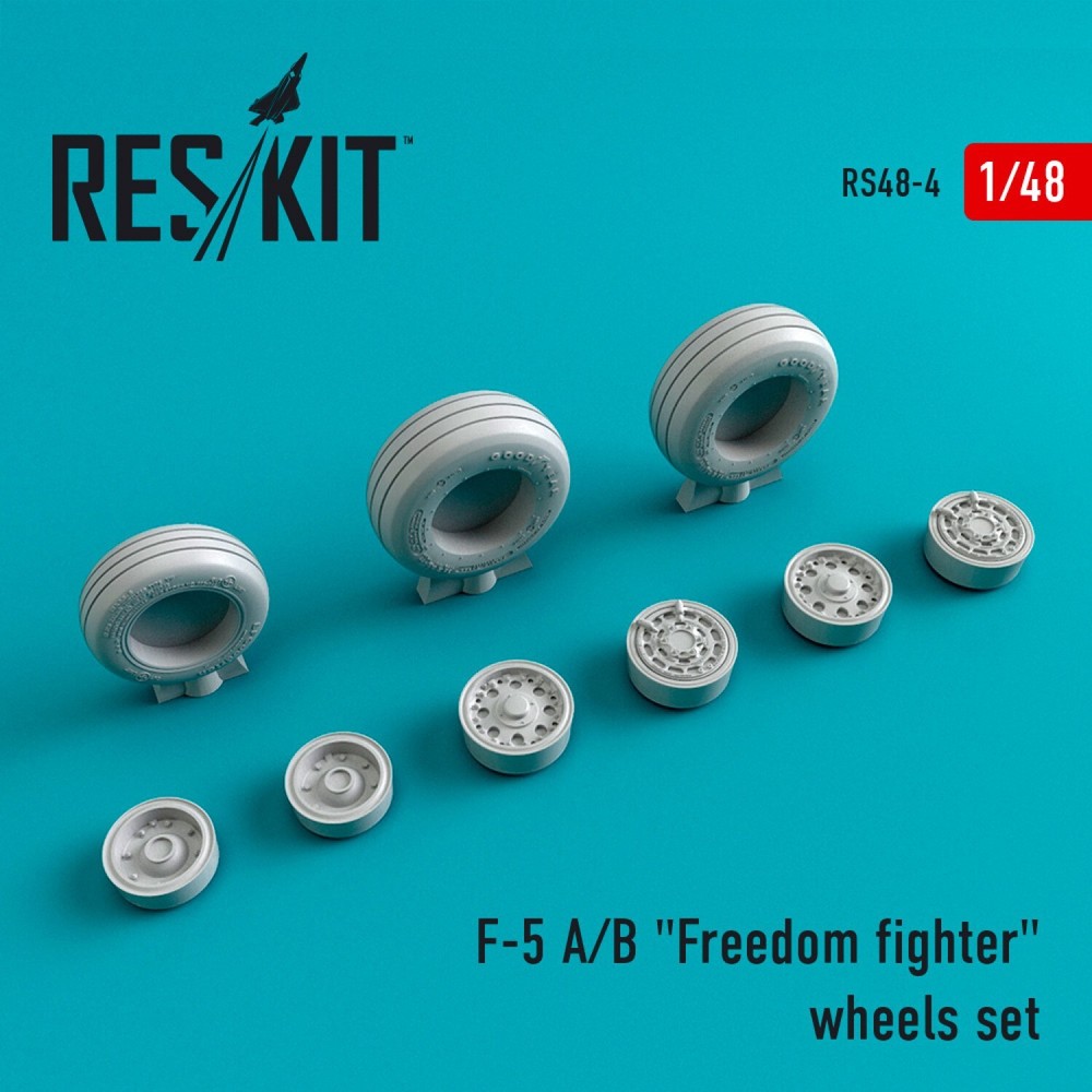 Northrop F-5 (A,B) Freedom Fighter Wheels Set 1:48 ResKit RS48-0004