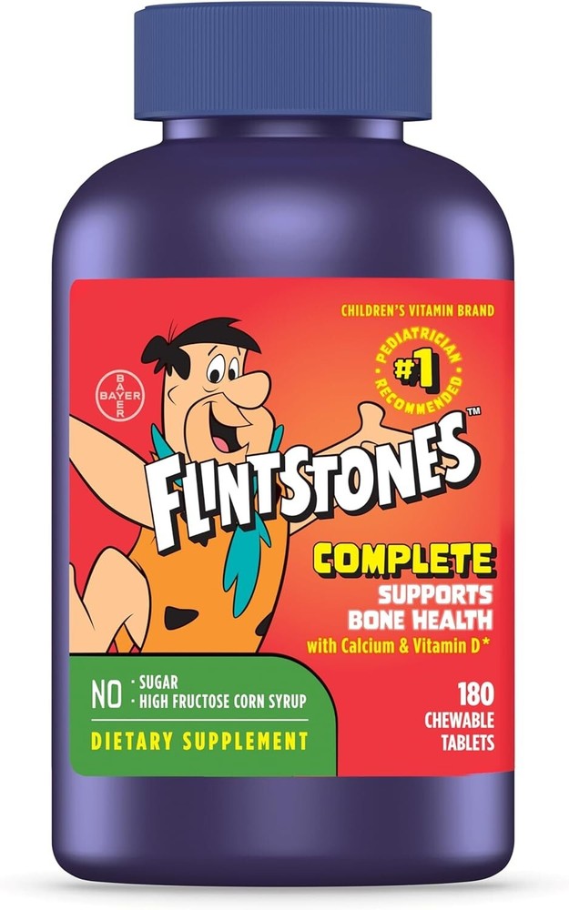 Flintstones Vitamins Chewable Kids Vitamins, Complete Multivitamin for Kids and