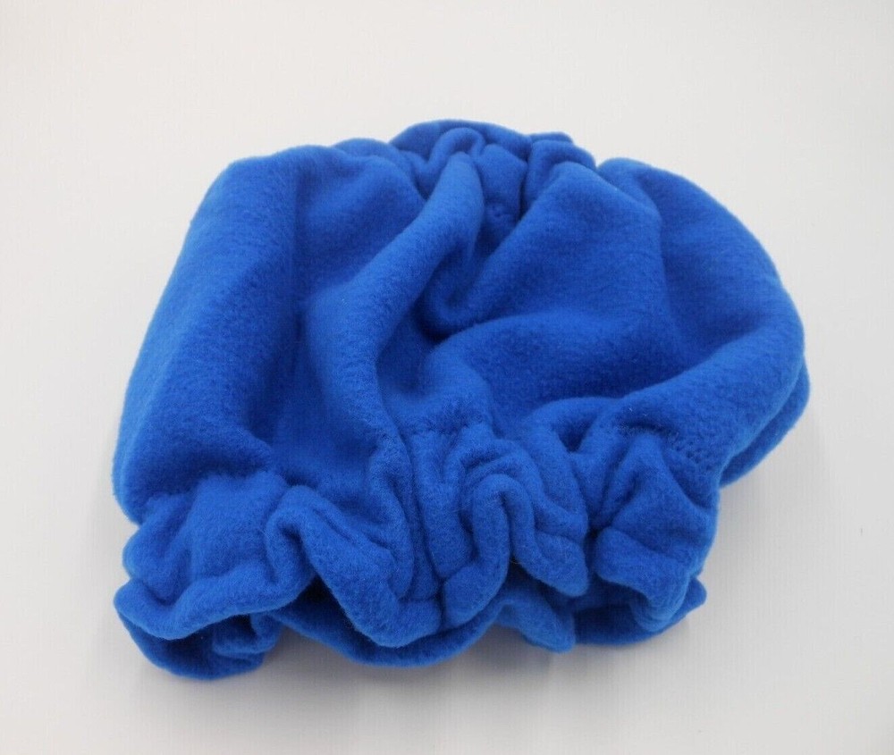 Small Royal Blue Polar Fleece Dog Snood Long Eared Show Dog Pet Dog