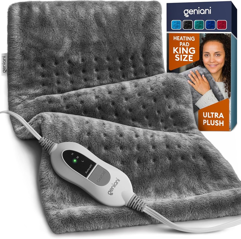Large Electric Heating Pad for Back Pain Cramps Relief Mothers Day Gift-image