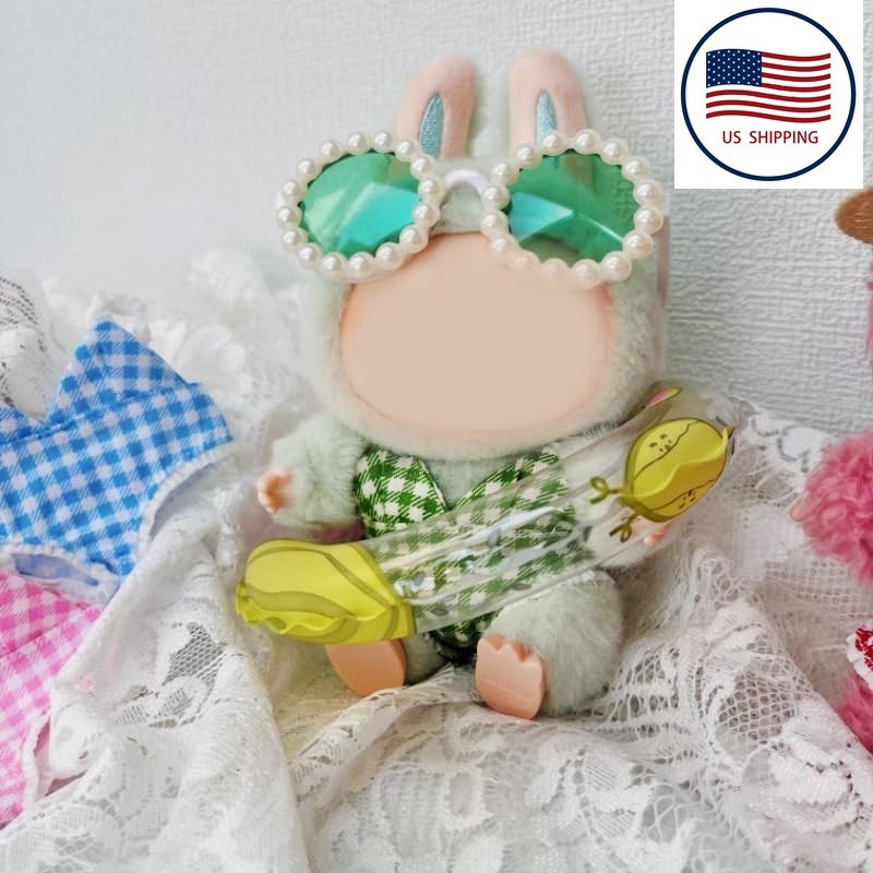 Labubu 17cm Bikini Outfit - Doll Dress Up Clothes Only (No Doll Included)