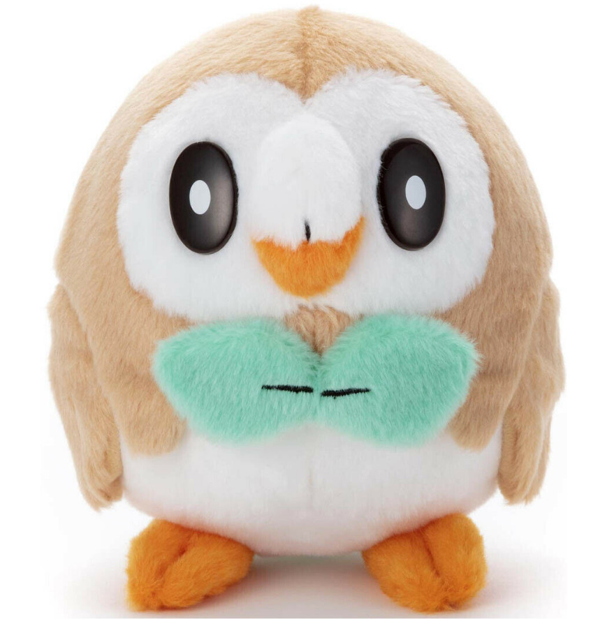 TAKARA TOMY Pokemon Plush Rowlet Kimi Ni Kimeta NEW Monster Doll  