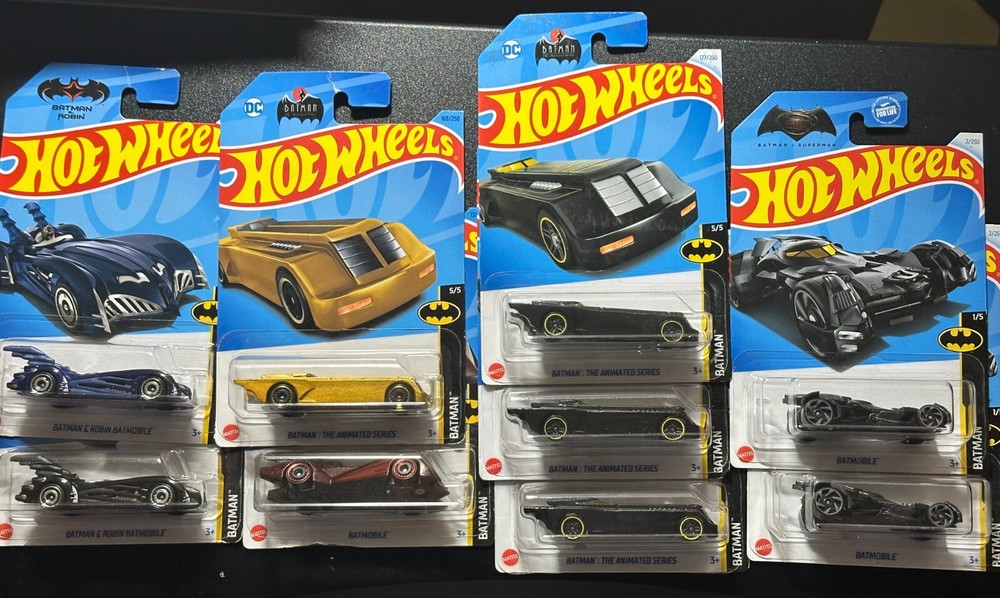 #HOT WHEELS# MAINLINE# BATMAN#ASSORTED YEARS#DIECAST#1:64 #