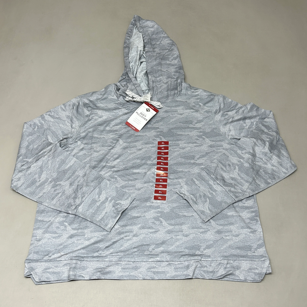 MEMBERS MARK Soft Pullover Light Grey Camo X-Large New Cozy Comfort-image