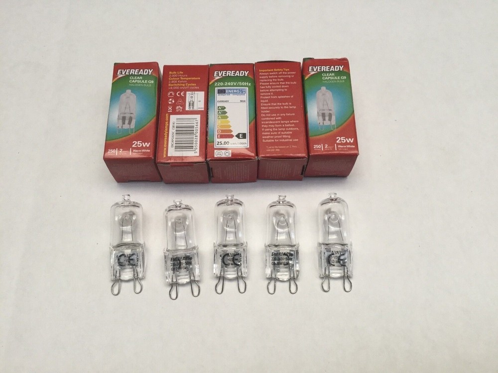 5-Pack Westinghouse 614 Halogen Wall Oven Light Bulbs WVE614WA 944031764 Globe Replacement Lamps