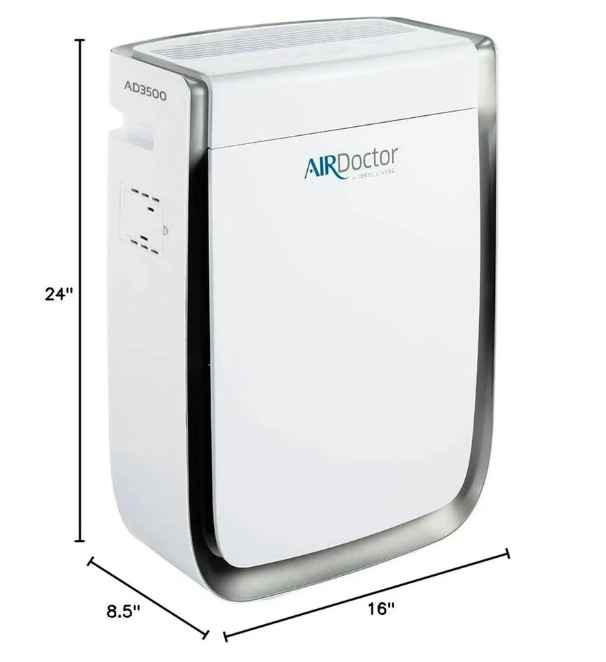 AIRDOCTOR 3500 Air Purifier for Home and Large Rooms Up to 1274 sq. ft. 2x/ho...