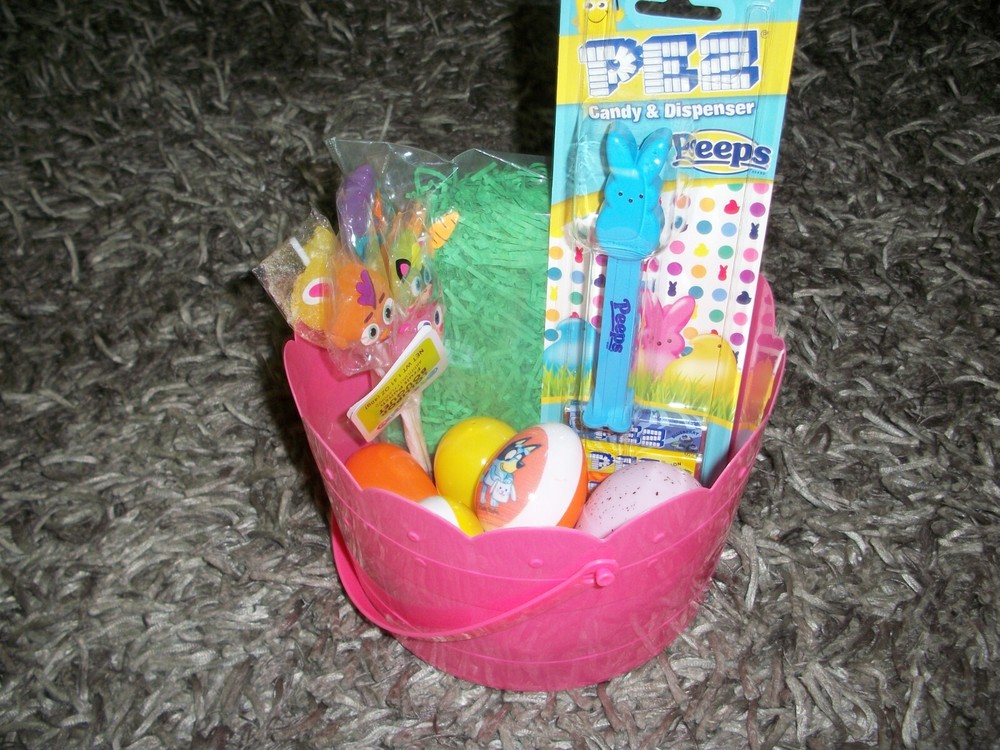 Easter Basket Prefilled with Treats and Goodies for Kids