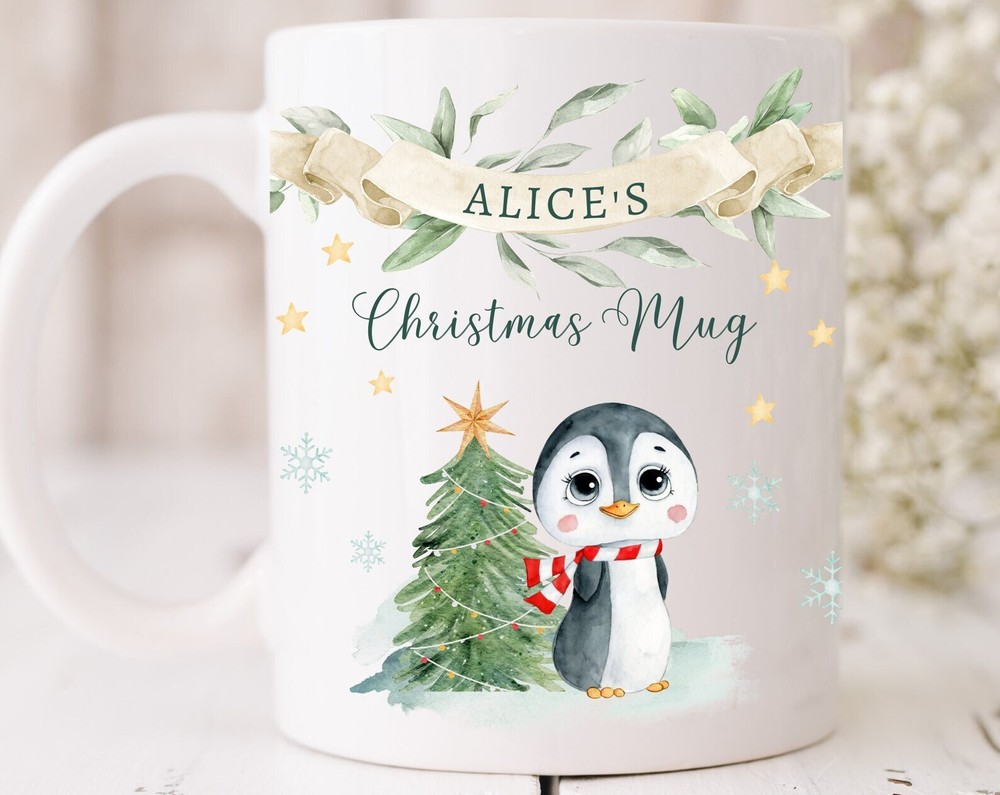 Personalised Kids Christmas Hot Chocolate Movie Mug Gift
