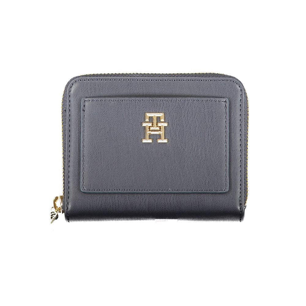 Tommy Hilfiger Slim Blue Polyester Wallet for Men