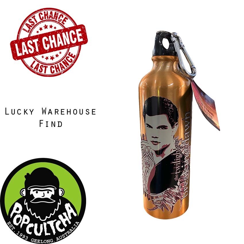 Twilight Saga Breaking Dawn Jacob Ferns Water Bottle with Clip New