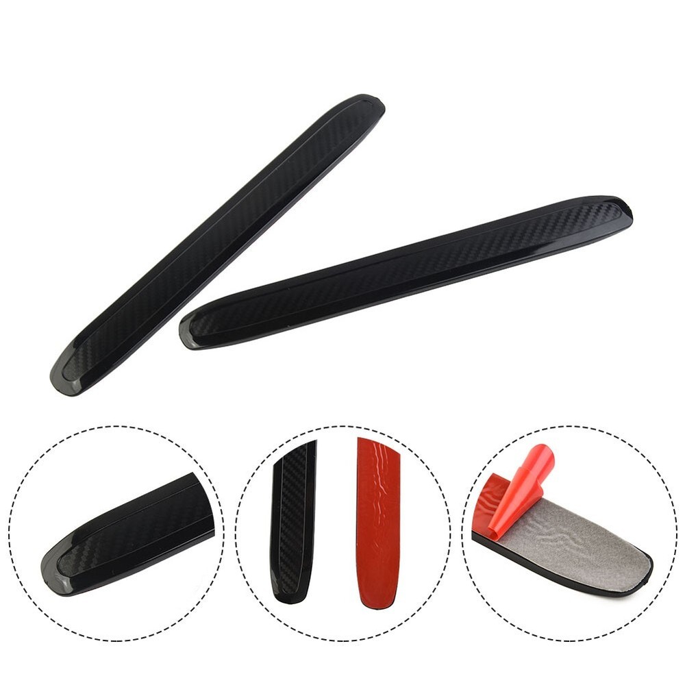 1 Pcs Protector Carbon Front/Rear Corner Car Bumper Strip Scratch Guard Anti-Rub