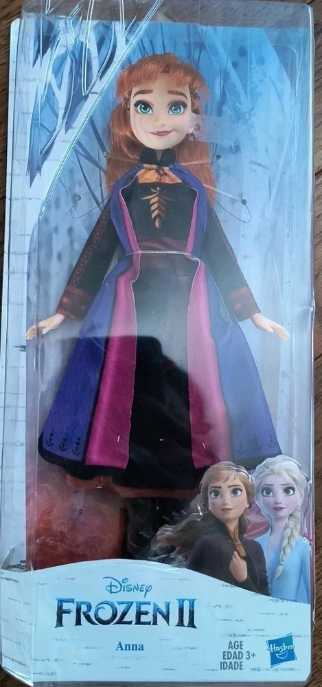 Disney Frozen II Anna Fashion Doll Hasbro IN BOX Long Red Hair
