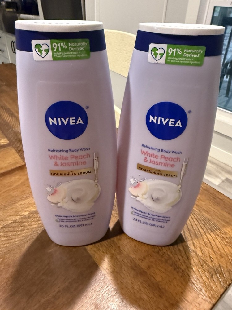 LOT of 2 Nivea White Tea & Jasmine Body Wash