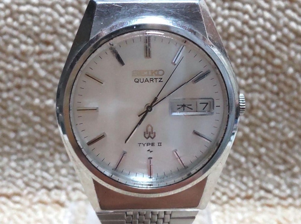 Seikoii Men's Silver-Tone Stainless Steel Watch