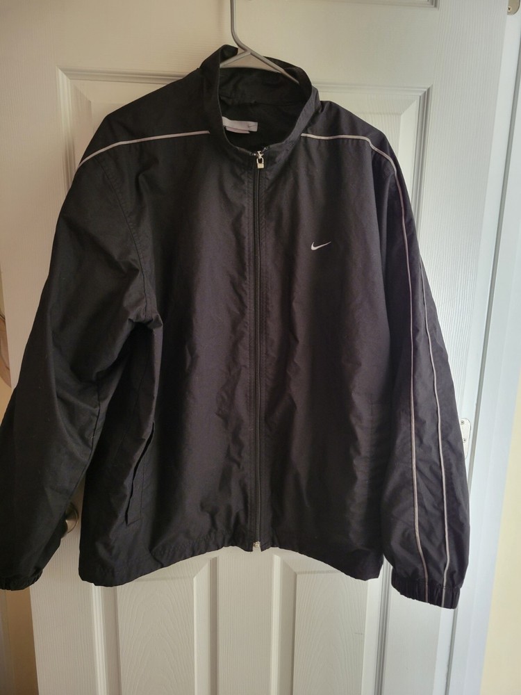 Vintage Nike Windbreaker Men’s Large Black Mesh Lined