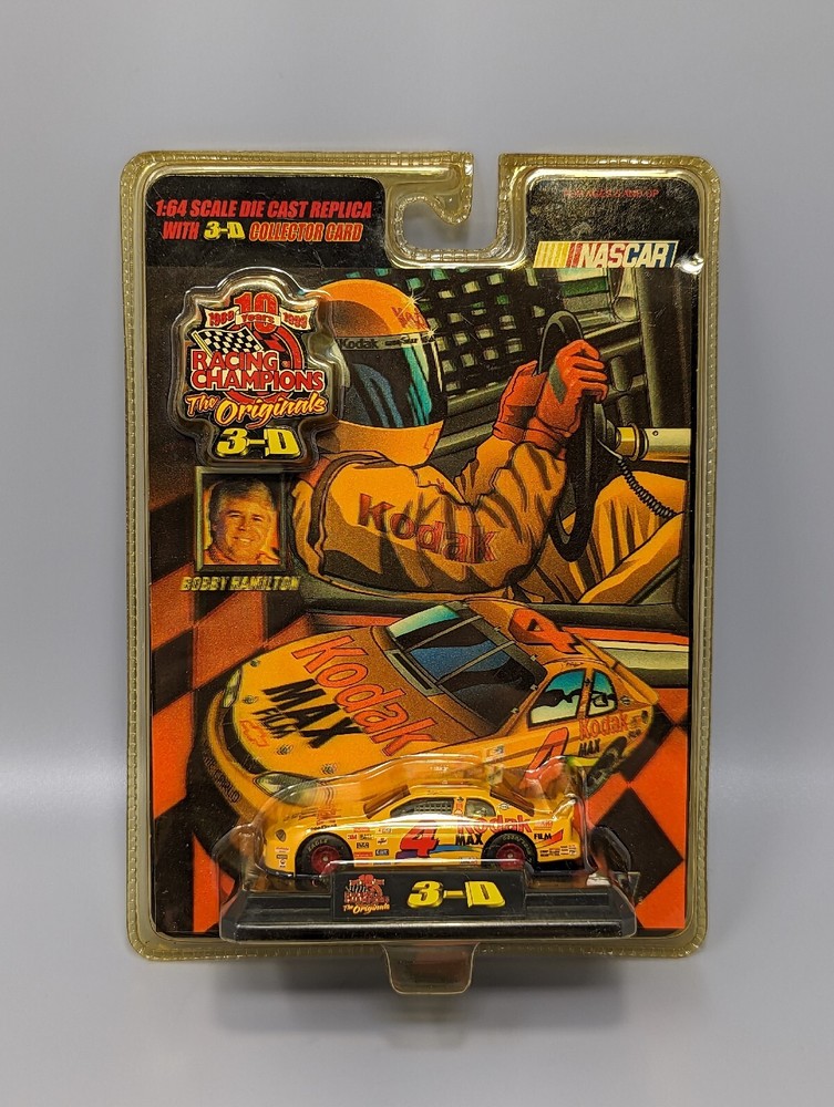 Nascar Racing Champions 3D #4 Kodak Bobby Hamilton 1:64 Diecast Car